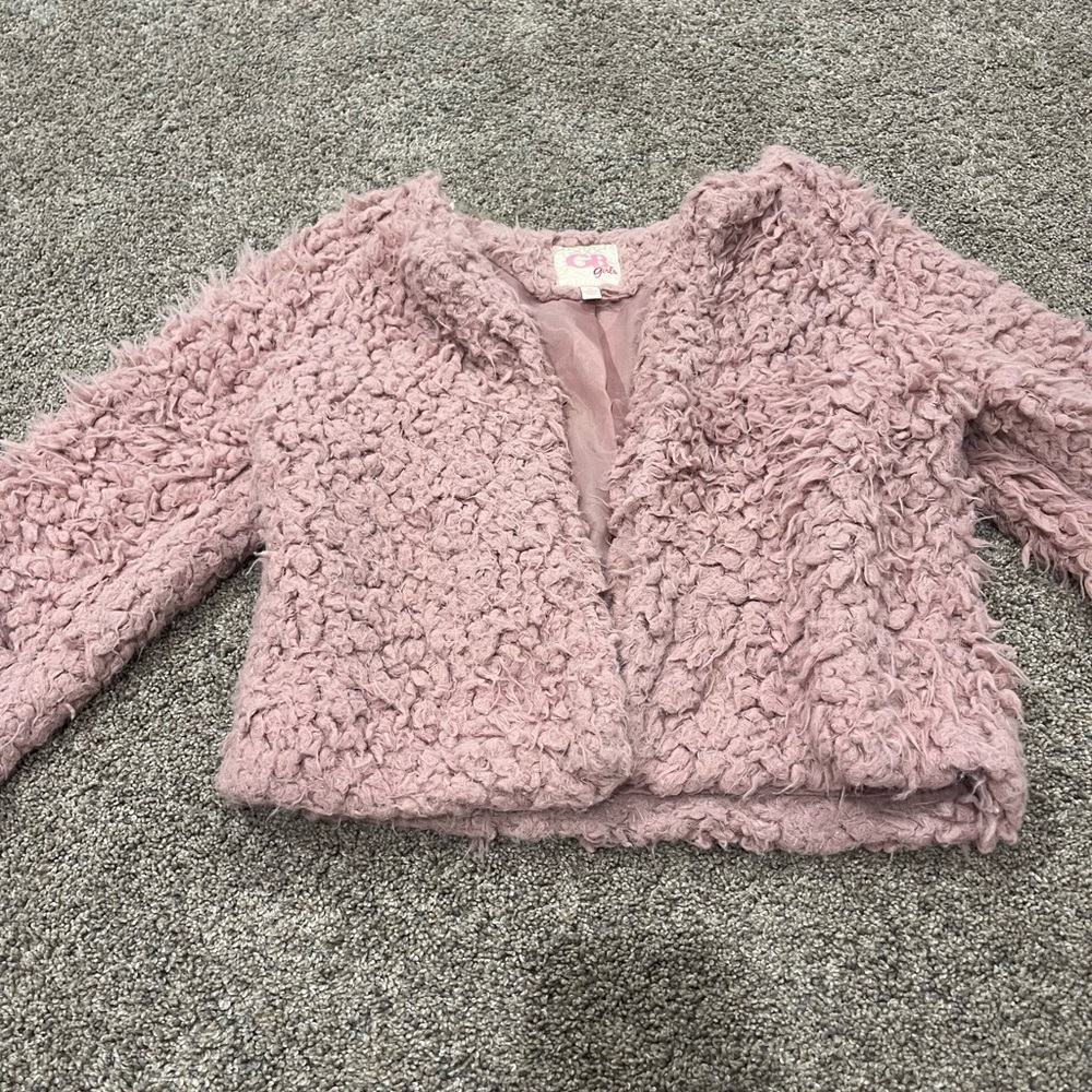Girls warm fleece jacket